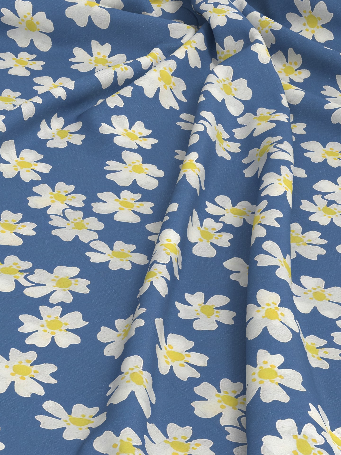 Black Daisy Viscose