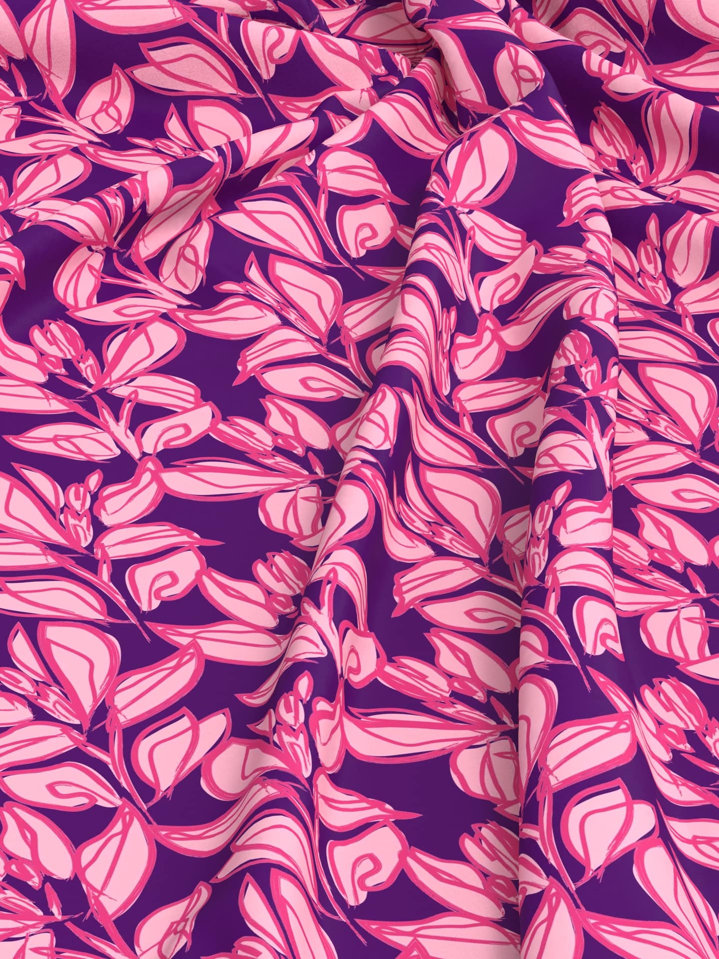 Purple Pink Leaf Crepe