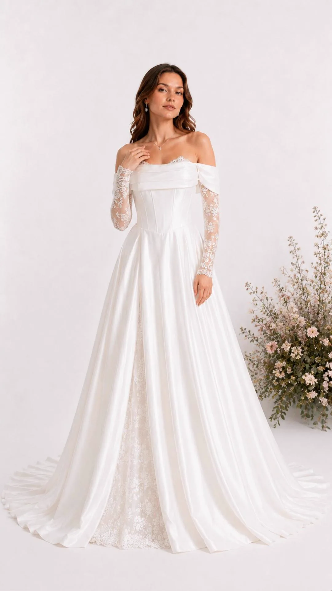 evening gown dresses on sale Scala 61310 Long Sleeve Prom Sequin Formal Dress A-line Short Wedding Dress khloee-lookbook Dress Color:Burgundy Made from a soft