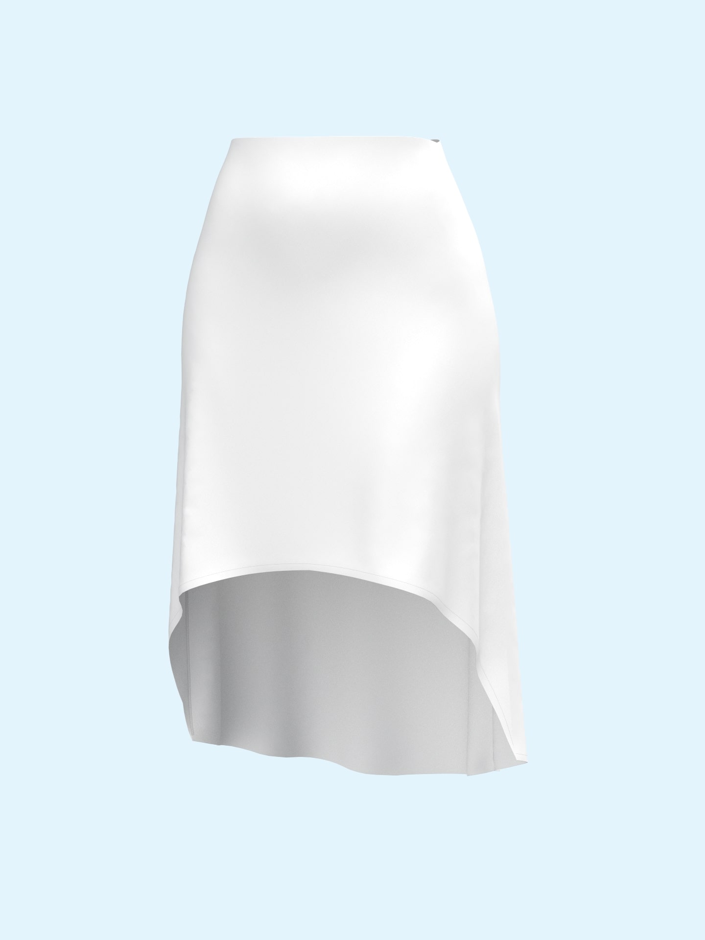 Front Short, Back Long Skirt