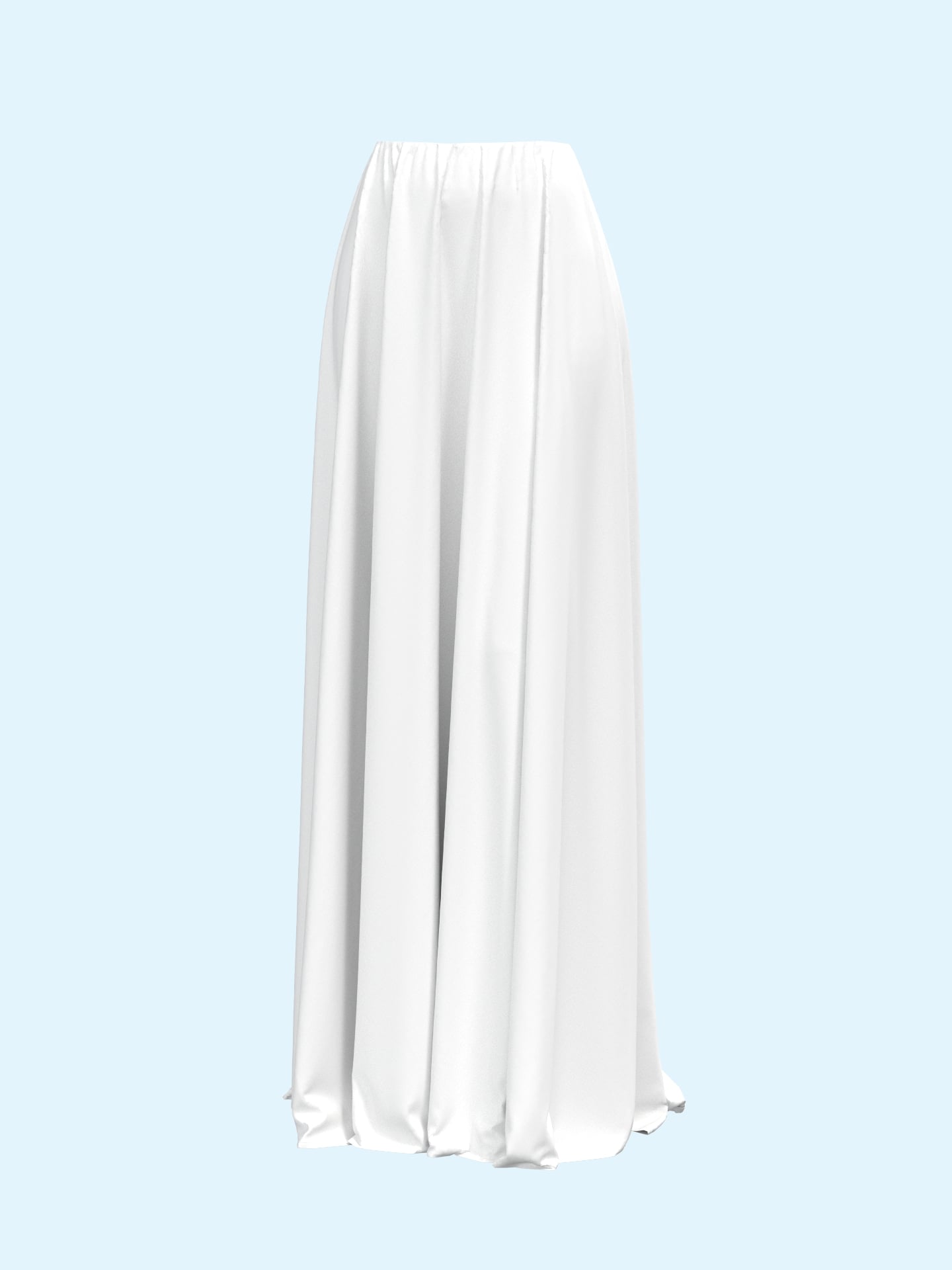 Flared Long Skirt