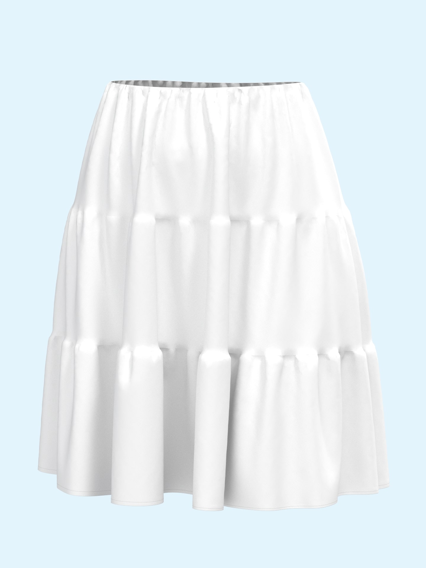 Layered Mini Skirt