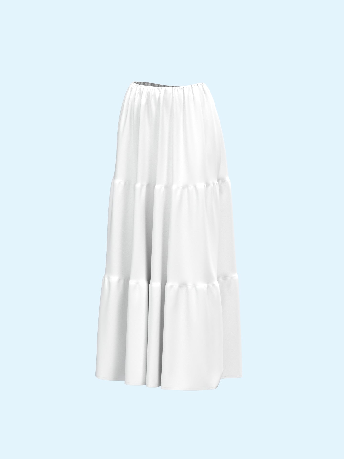 Layered Long Skirt