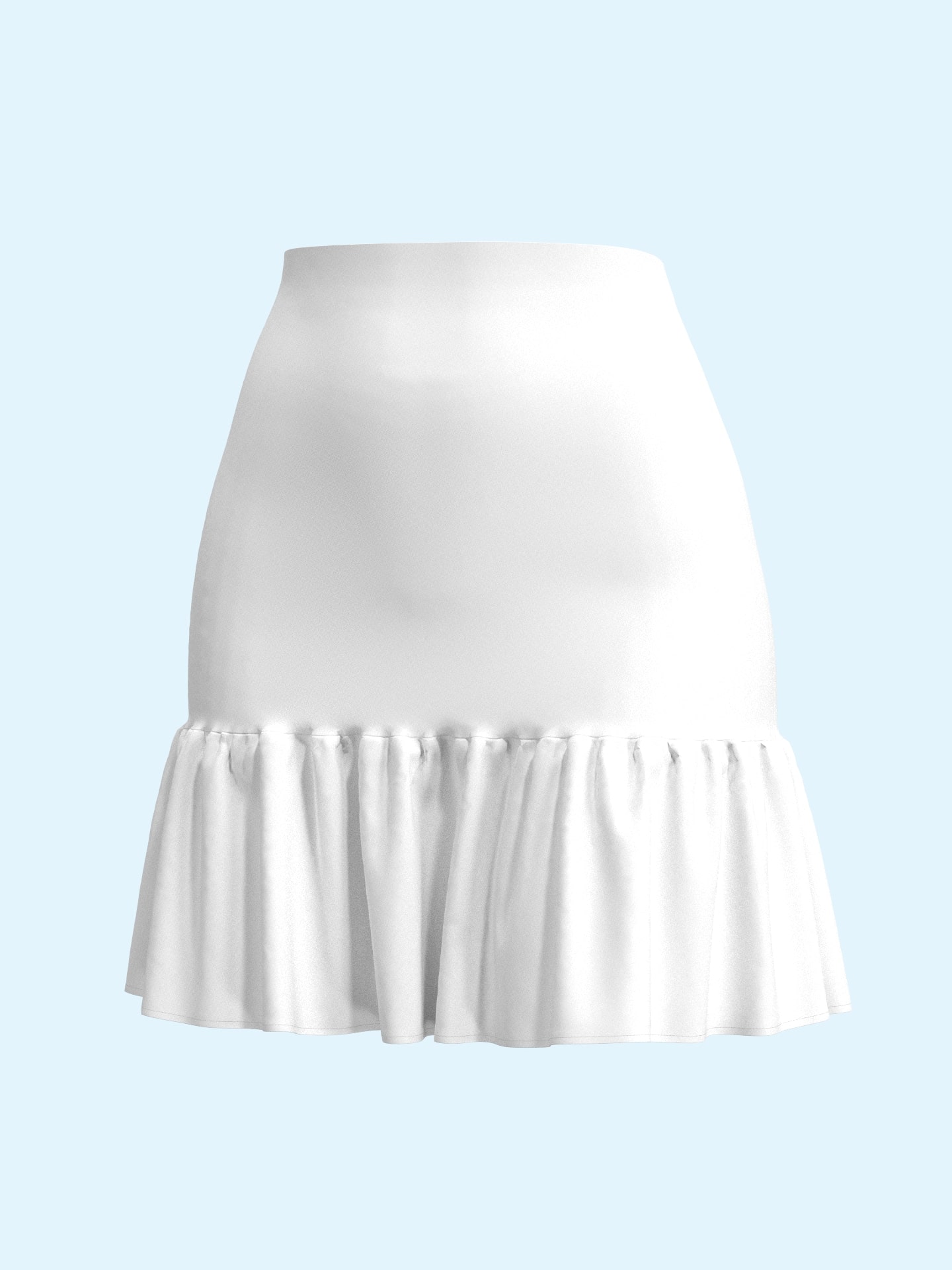Ruffled Mini Skirt