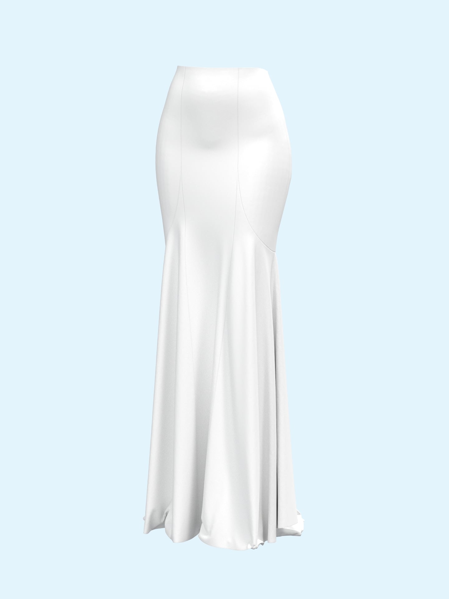 Ruffled mermaid skirt