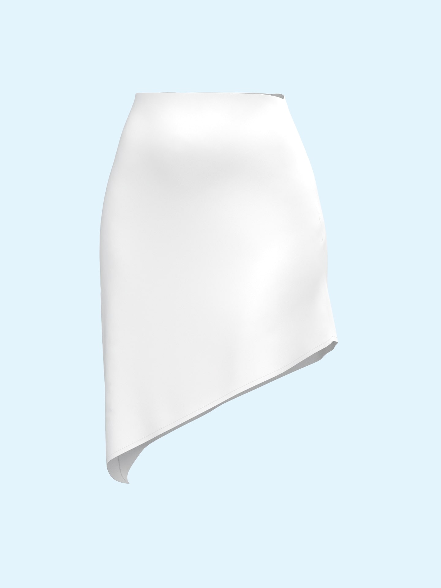 Asymmetric Mini Skirt