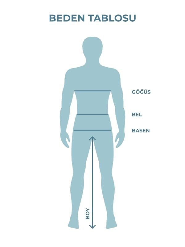 Male Size Table